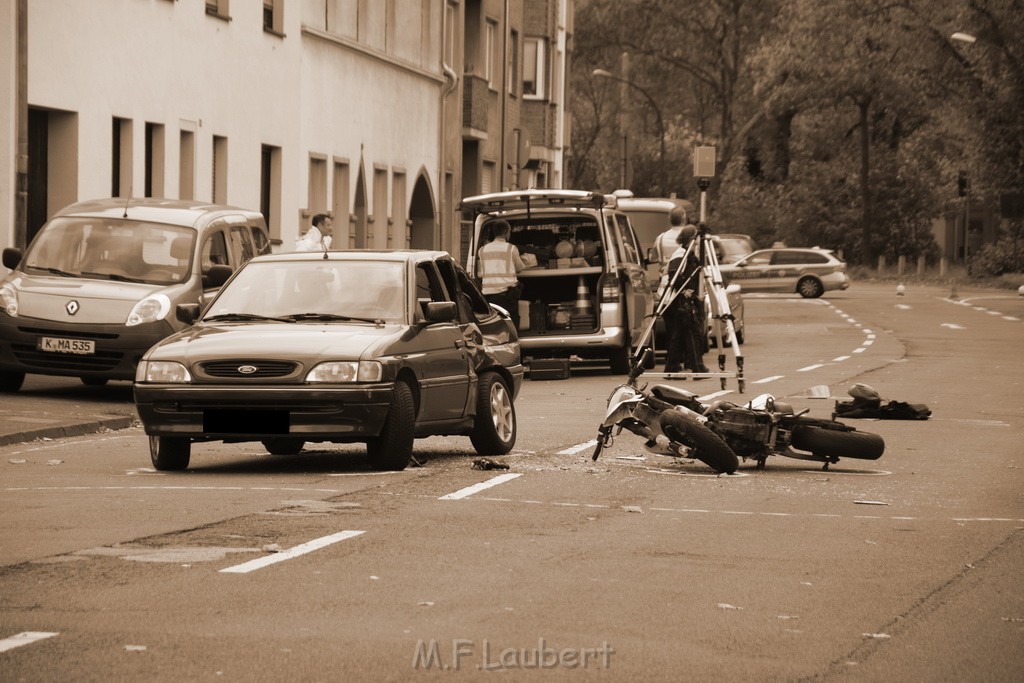 VU Krad PKW Koeln Duennwald Berlinerstr P086.JPG - Miklos Laubert